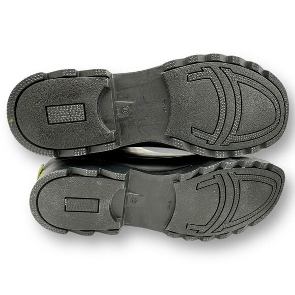 NWOT Western Chief Womens Dot City Tall Rain Boots Black Size 10 - Picture 13 of 13